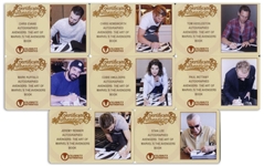 Stan Lee Signed ''The Art of the Avengers'' Coffee Table Book -- Also Signed by 7 Members of Superhero Squad Including Chris Hemsworth & Chris Evans